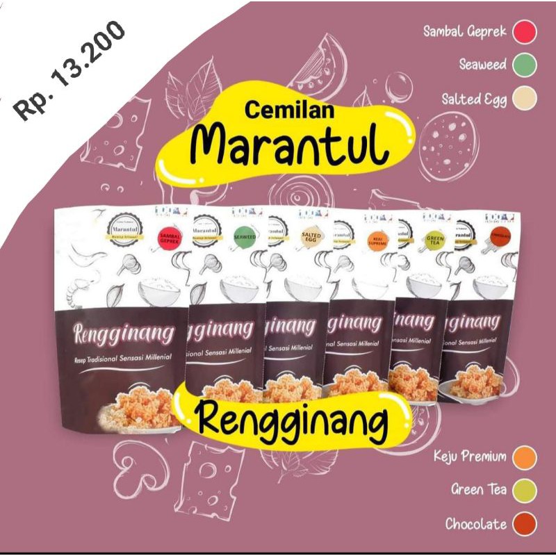 

MARANTUL RENGGINANG MINI BANYAK VARIAN RASA