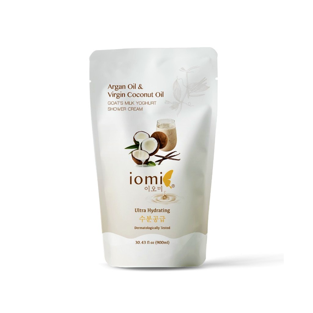 SABUN MANDI KOREA IOMI EKSTRA PELEMBAB 1000 ML REFILL ISI ULANG BODY WASH YOGHURT SHOWER CREAM