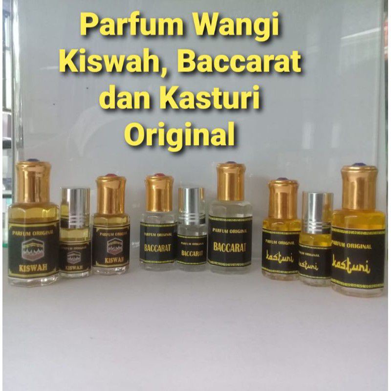 PARFUM ORIGINAL KASTURI, BACCARAT & KISWAH