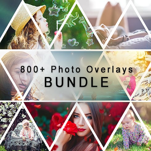 800 HD Photo Overlays - Photoshop Action