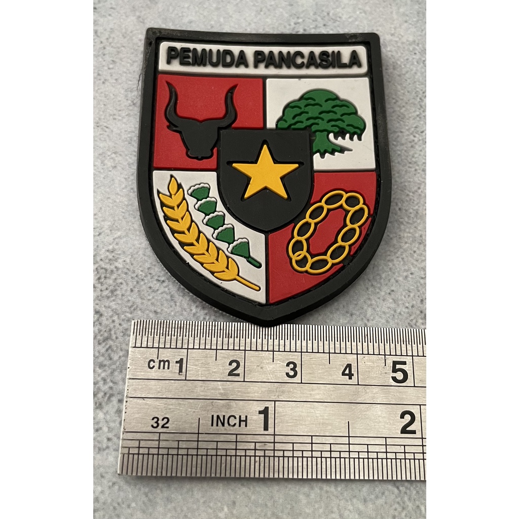 Patch Pemuda Pancasila PP (Perisai) - Patch Velcro PP - Prepetan