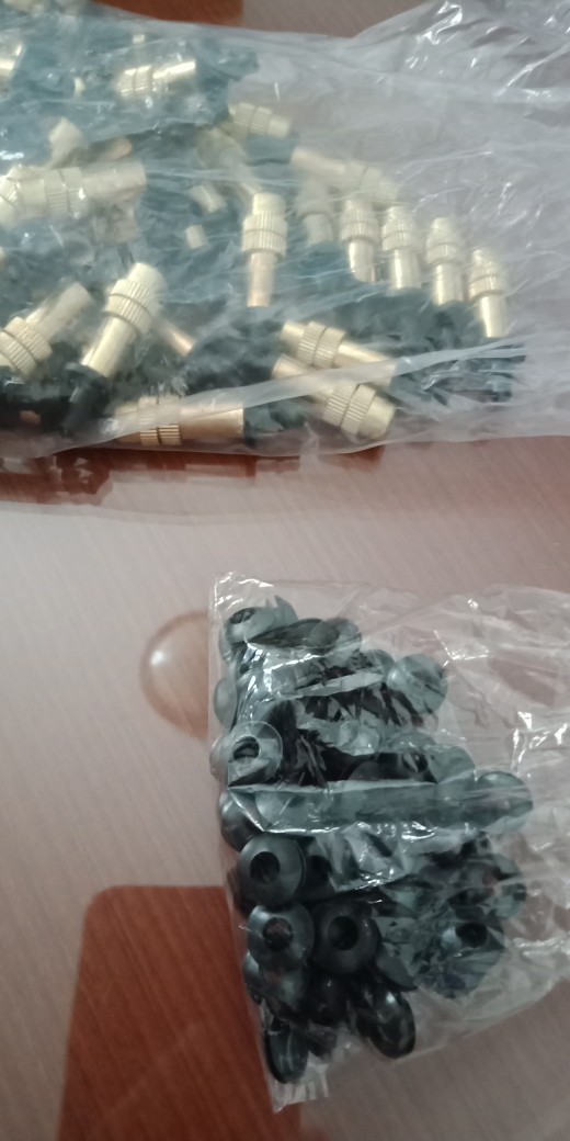 Alat Siram Irrigation Head Sprinkler 0.5 Mm Sprayer Nozzle Adjustable Spray Air Taman Kebun Kandang