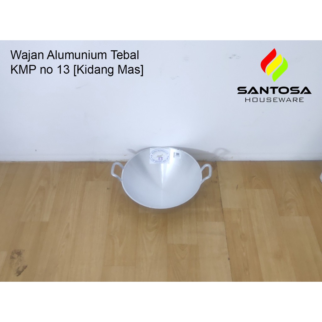 Wajan Alumunium Tebal KMP no 13 [Kidang Mas]