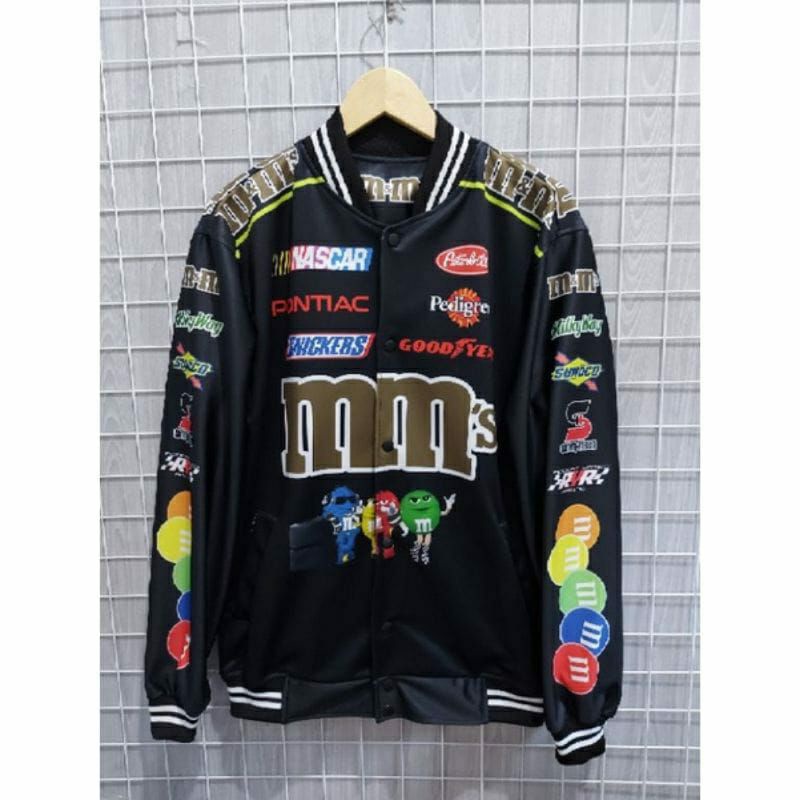 Jaket Varsity baseball motif