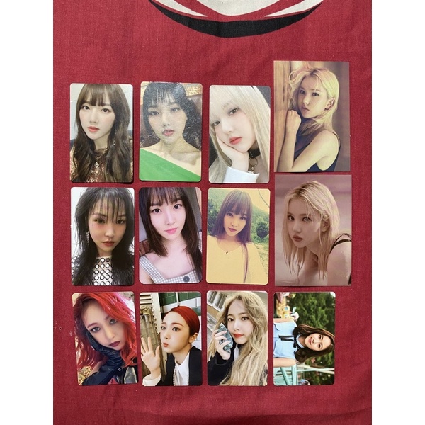 photocard pc gfriend yerin eunha yuju sinb tfu le fever labyrinth sots parallel lol hybe