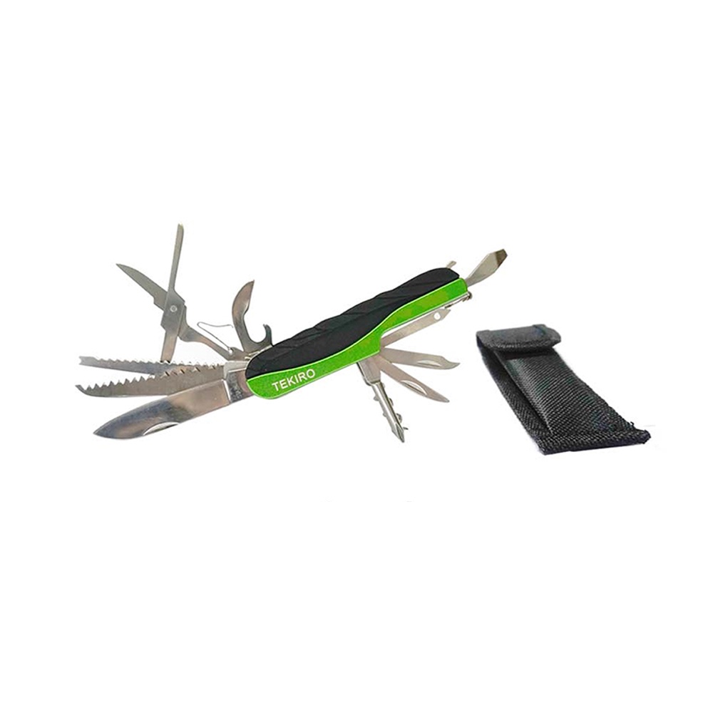 TEKIRO PISAU LIPAT MULTIFUNGSI / MULTIFUNCTION KNIFE 15 IN 1