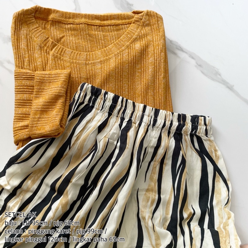 set baju celana KALLYOUTFIT-SETCEL AK