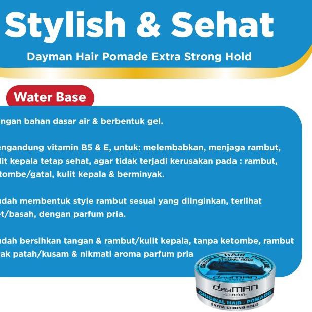 ℮ Dayman Hair Pomade-Extra Strong Hold 45 Gr ✈
