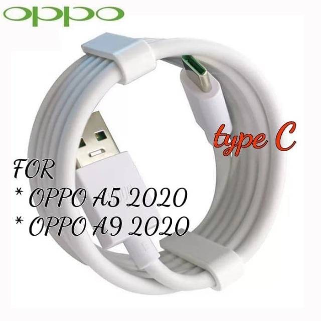 ORIGINAL KABEL DATA OPPO A5 2020 / A9 2020 USB TYPE C  FAST CHARGING