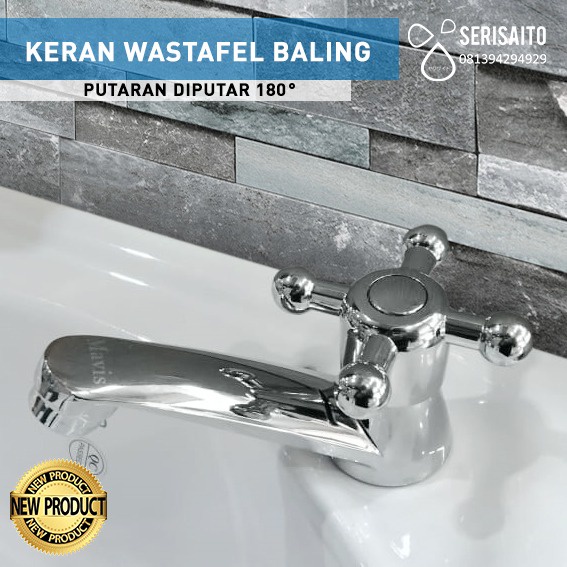 KERAN WASTAFEL MODEL BALING / KRAN WASTAPEL PUTAR / KRAN ONDA