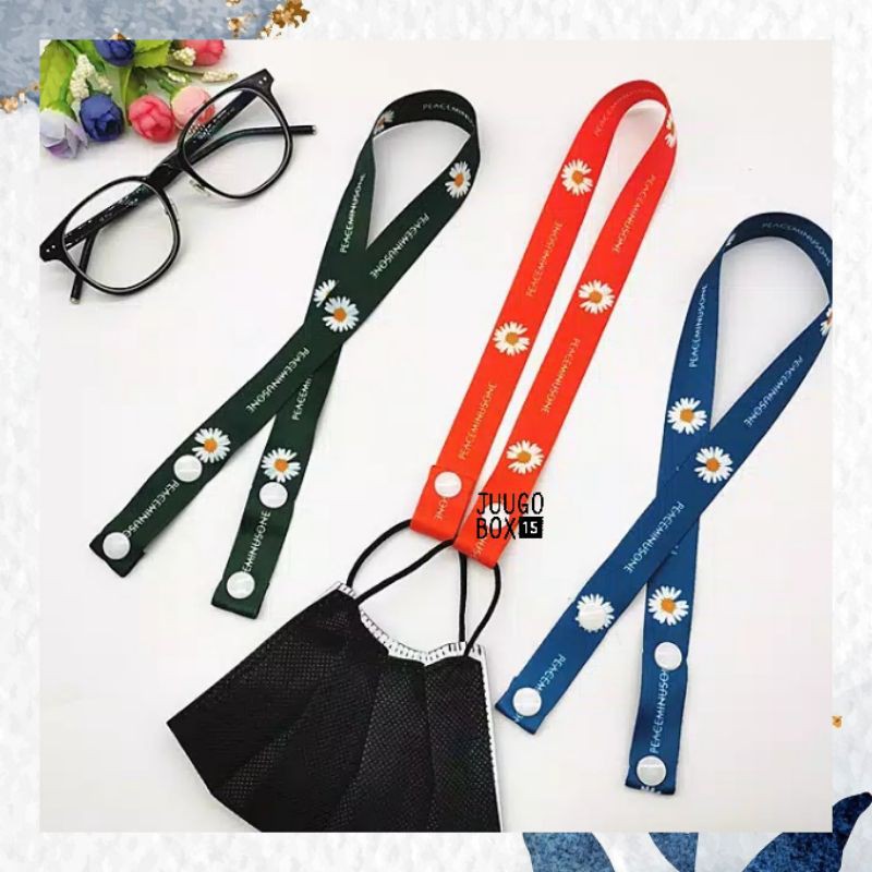 READY - PeaceMinusOne PMO Daisy GDragon GD Cartoon Cute Snoopy Mask Buckle Lanyard for Kids Adult