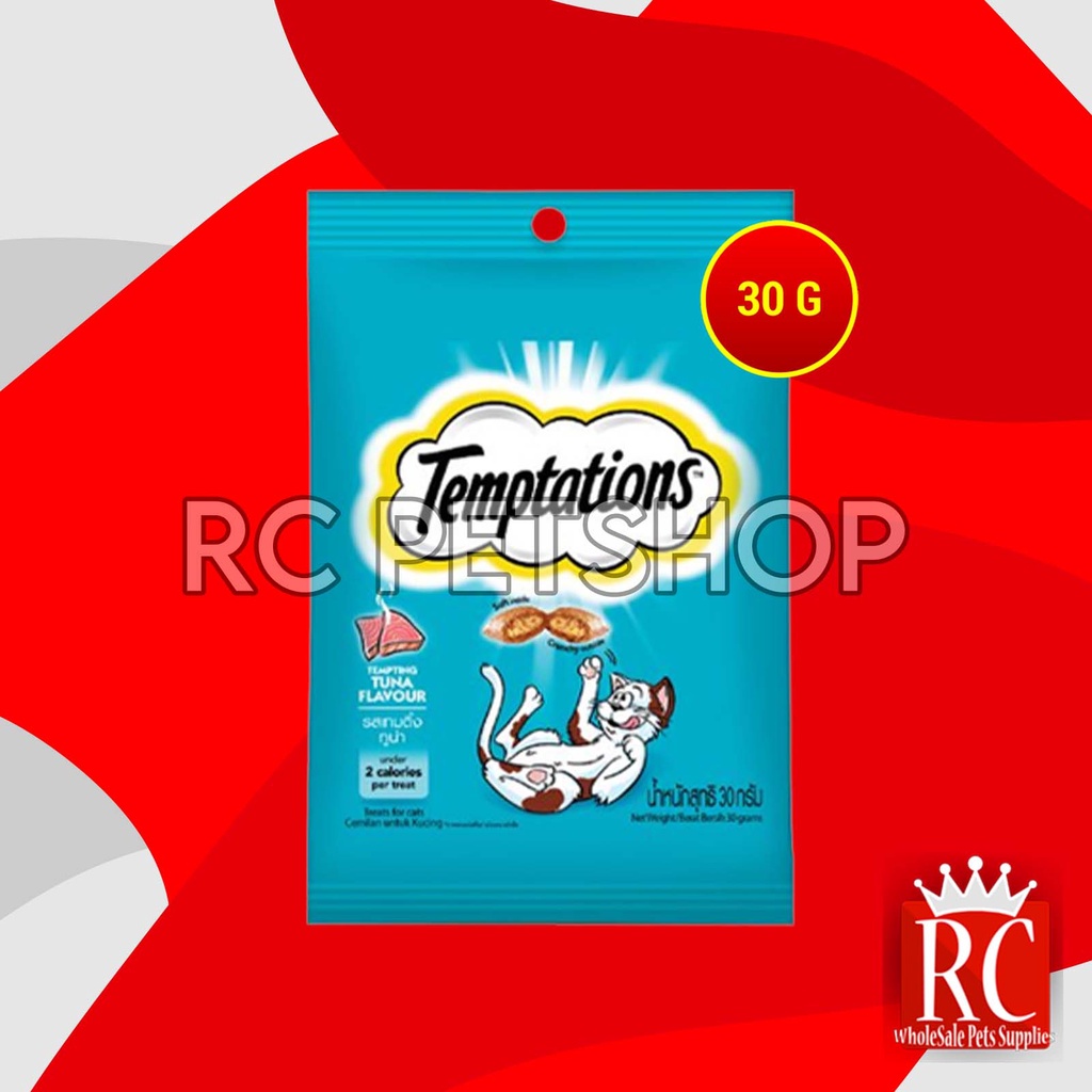 Temptation bites Snack Cemilan Kucing 30 gram All Varian