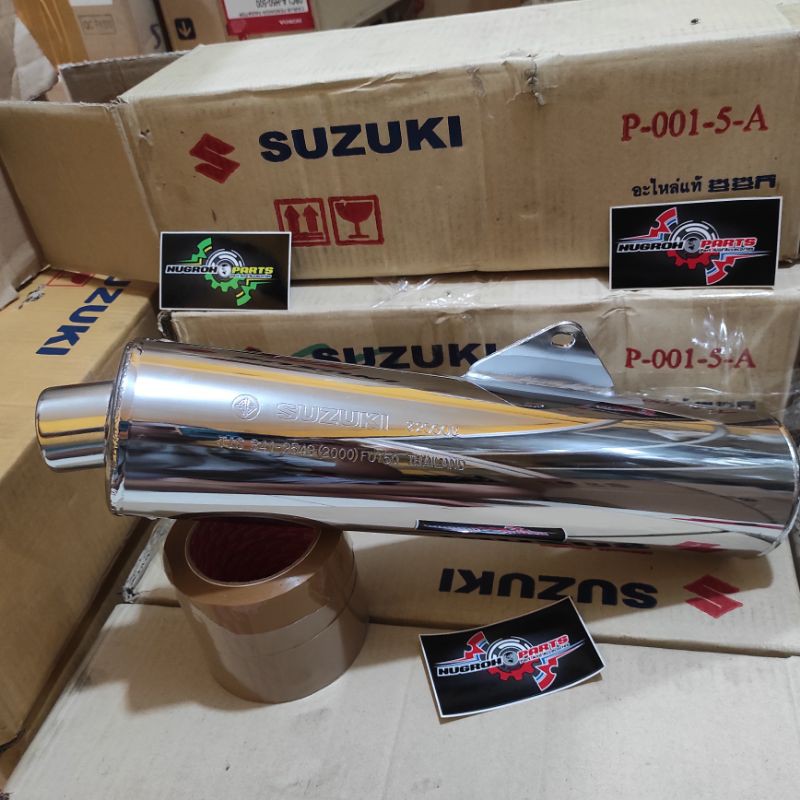 Silincer Knalpot Satria Fu CBU Thailand Original Suzuki