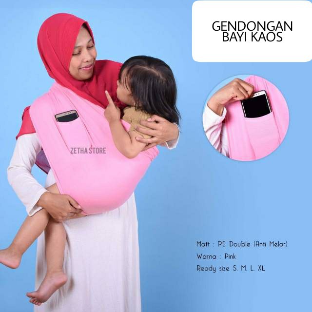 (1KG=8PCS) Gendongan Bayi Kaos / Geos