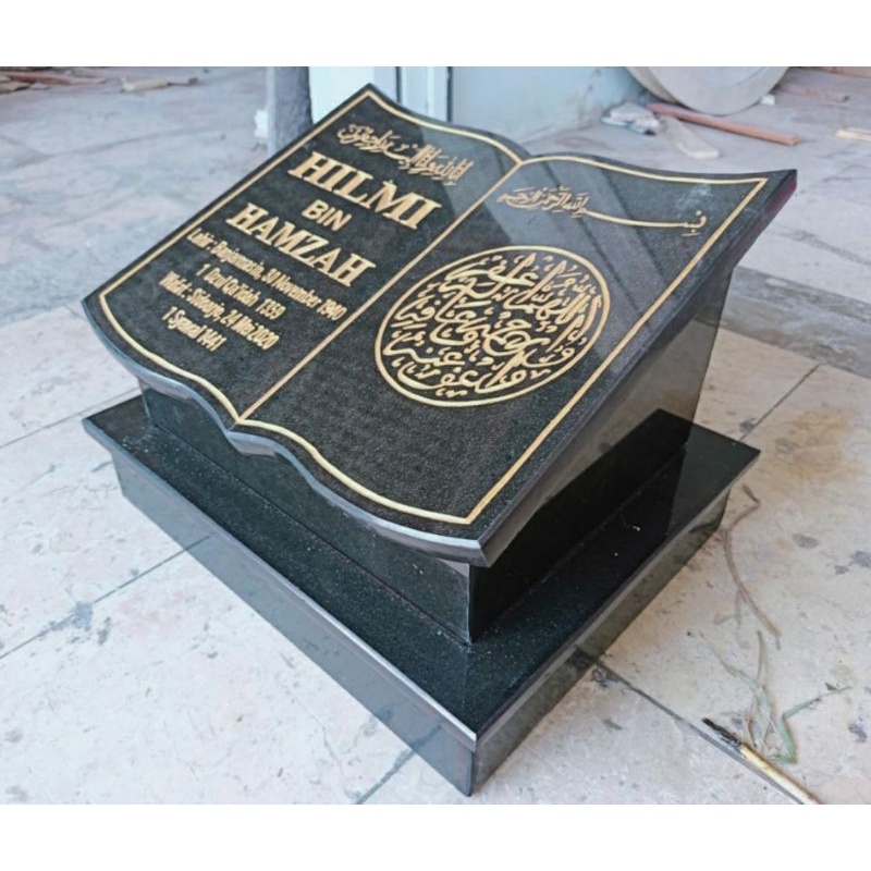 Batu Nisan Batu Granit Hitam