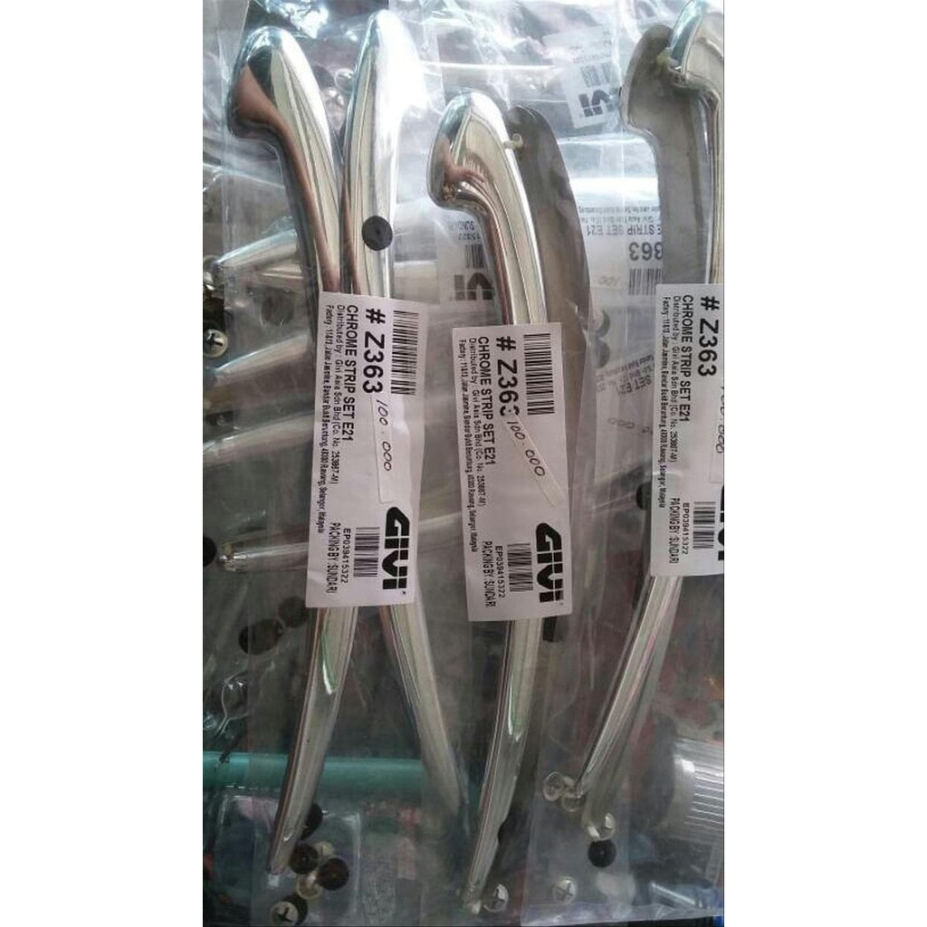 Aksesoris Motor Touring List Chrome Sidebox GIVI E21