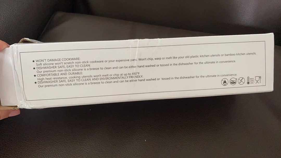 Sutil Silikon Utensil Set 10 Pcs Spatula Tahan Panas Peralatan Masak