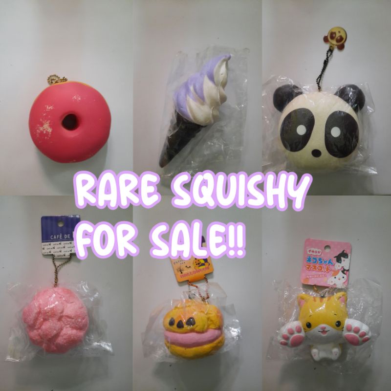 RARE SQUISHY FOR SALE PUNIMARU CAFE DE N RARE SAMMY THE PATTISIER ORI