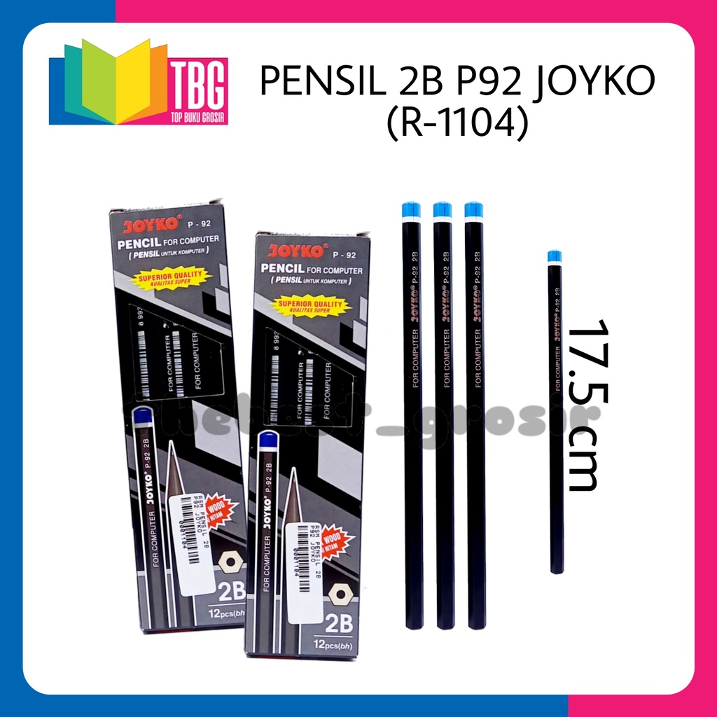 

1 PCS PENSIL 2B P92 JOYKO/ PENSIL HEXAGONAL/ PENSIL JOYKO/ PENSIL KAYU (R-1104)