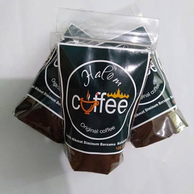 

HALOM COFFEE ( KOPI HITAM ) 100% Bubuk kopi Lampung