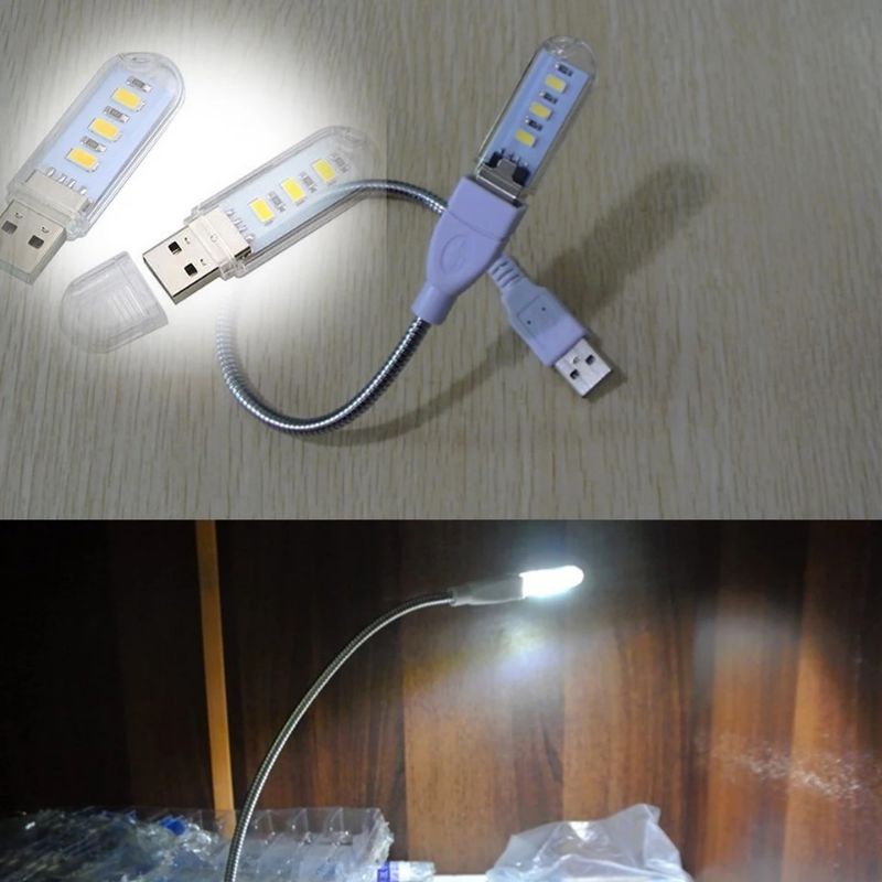 Kabel flexible usb + led usb 3 mata led