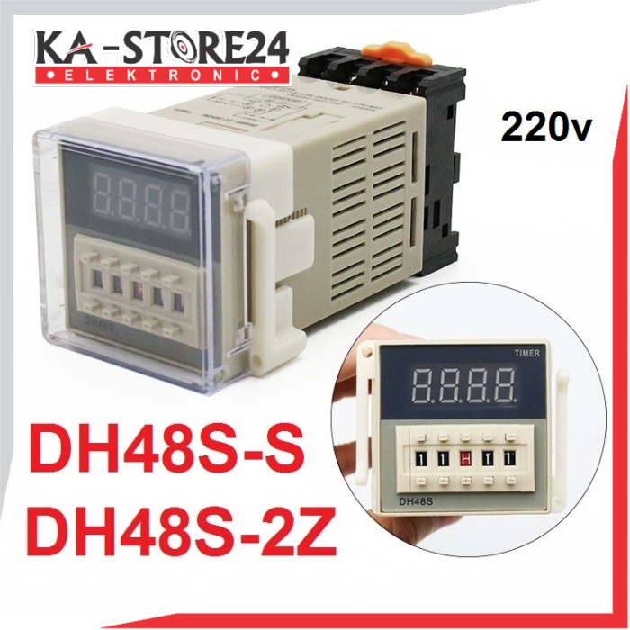 DH48S-S DH48S-2Z Time Relay Delay Digital Mesin Tetas 220V Telur DH48S - DH48S_S