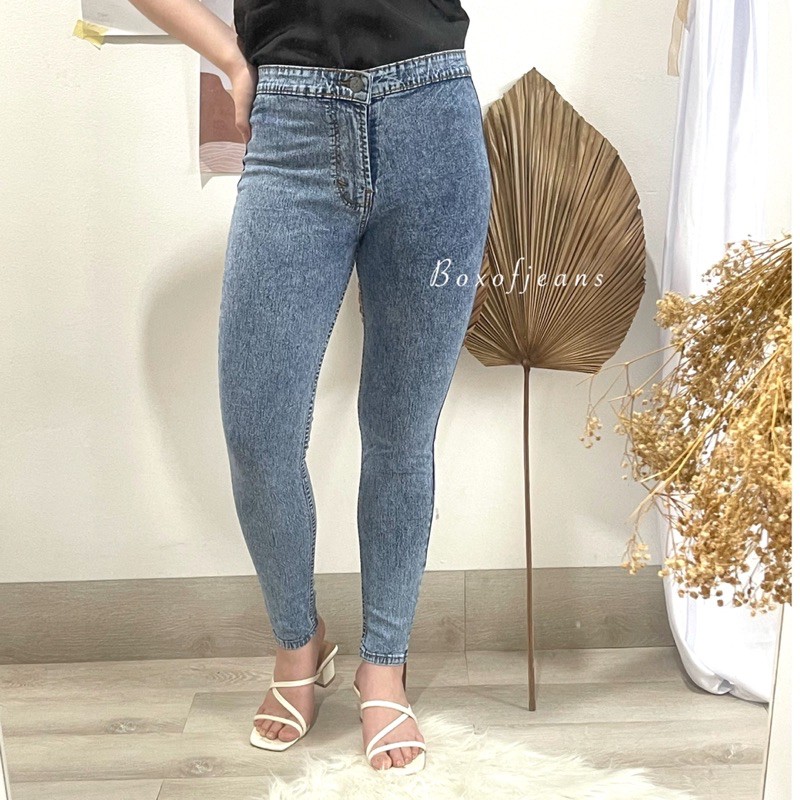 High waist jeans stretch - SNOW ACID