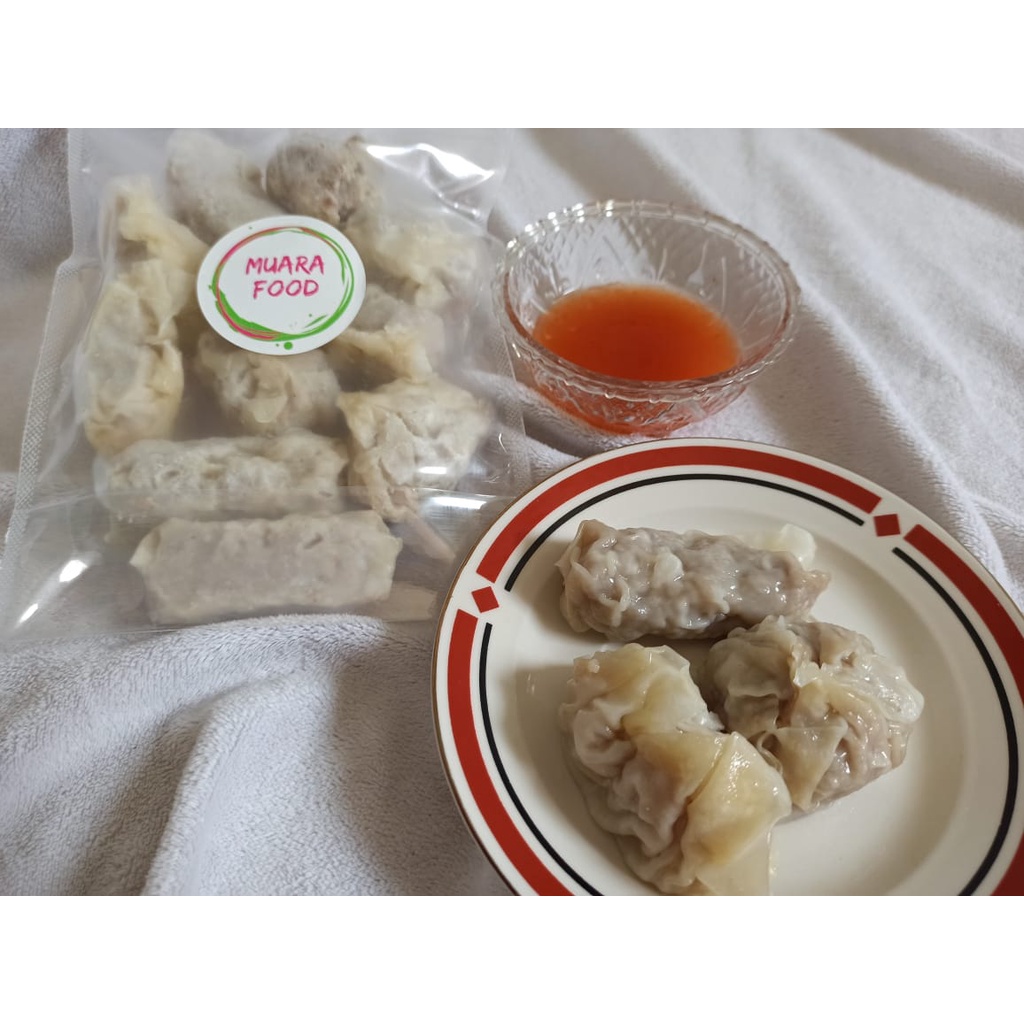

Dimsum Ayam Homemade / Dimsum Ayam Halal Isi 10 Pcs / Dimsum Frozen Sudah Termasuk Saos