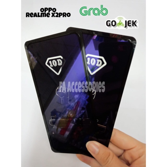 Tempered Glass Bluray Anti Blue Light Oppo Realme X2PRO x2 pro Full 10D 99D Screen Protector