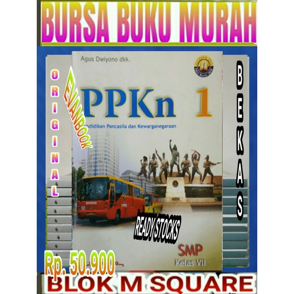 

Buku PPKn untuk SMP kelas 1 VII 7 kurikulum 2013 edisi revisi 2016 yudhistira