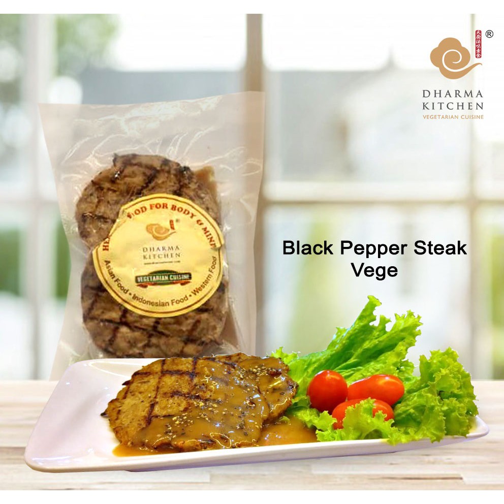 

Dharma Kitchen - Black Paper Steak Vegetarian - Frozen Healty Food