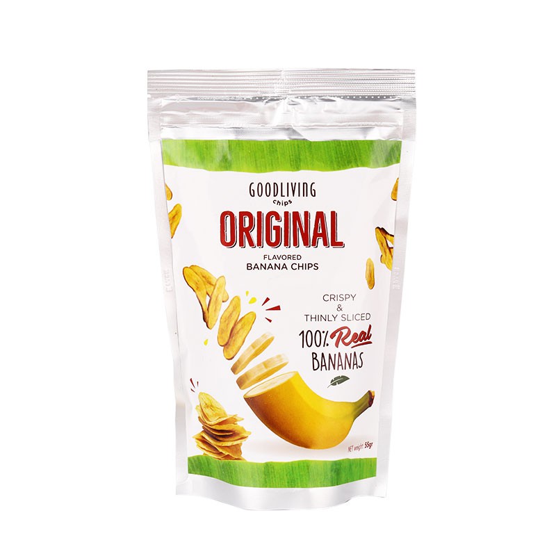 

Goodliving -Original Banana Chips 55 gr - Keripik Pisang Rasa Original