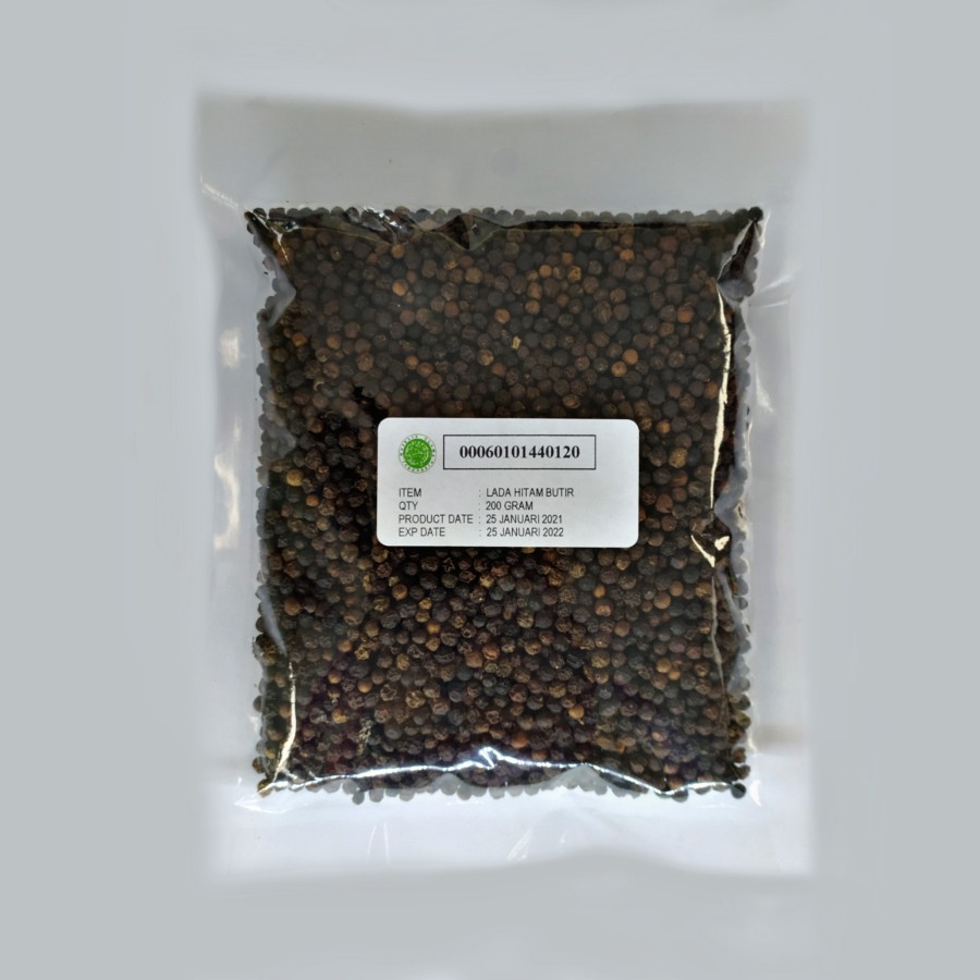 

Lada Hitam Biji 200 gr Pure Asli Terbaik
