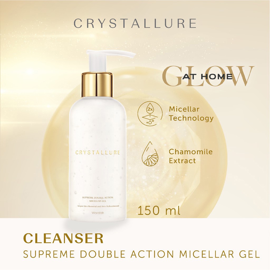 WARDAH Crystallure Double Action Micellar Gel 150mL