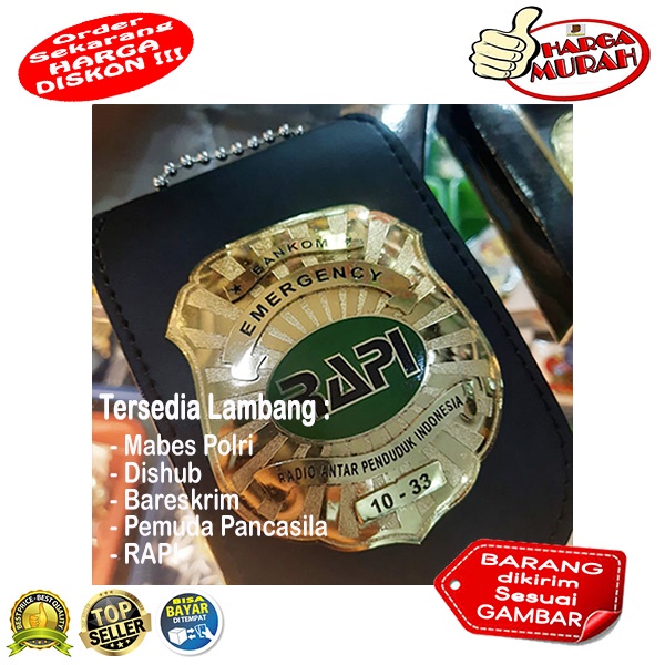 

Tempat Id Card KTA RAPI Kulit Gantung Kalung Tali Rantai / Id Card Holder Rapi Kulit Kalung Rantai / Name Tag Holder rapi kulit tali rantai