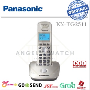 TELEPON WIRELESS / TELEPON KANTOR PANASONIC TG2511 SILVER KX-TG2511 WIRELESS PHONE ORI