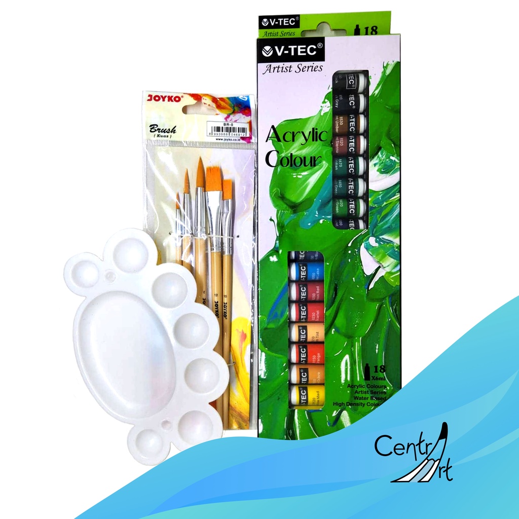 

PAKET LUKIS CAT ACRYLIC 18 COLORS