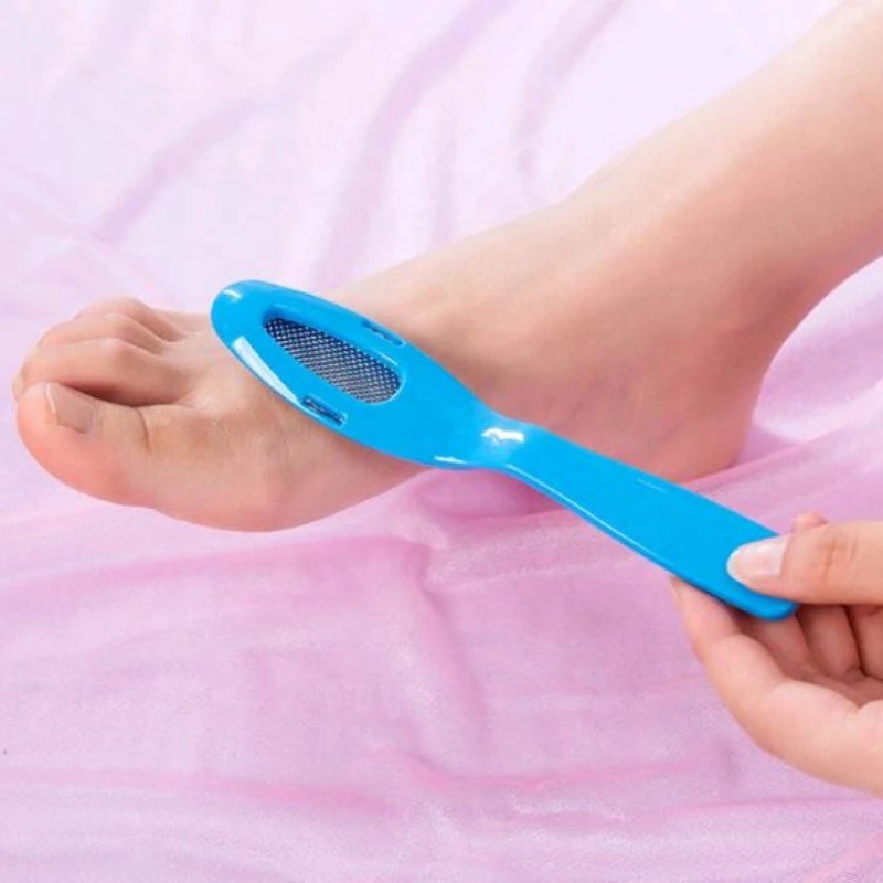 Alat Penghalus Tumit 2 Sisi Alat Pedicure / Alat Kikir Tumit Kering / Foot Brush Calluses Remover Alat Amplas Gosok Kuku Kaki Tumit Kapalan / Pengangkat Kulit Mati