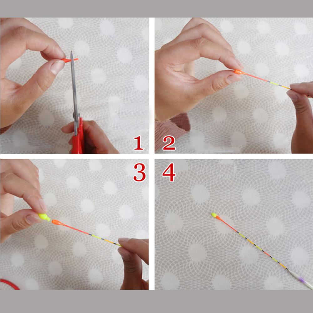 Nanas 50PCS Pelampung Memancing Drift Tail Rig Rigging Bahan Hot Fishing Tackles Tools Stoppers Konektor Plastik Bercahaya