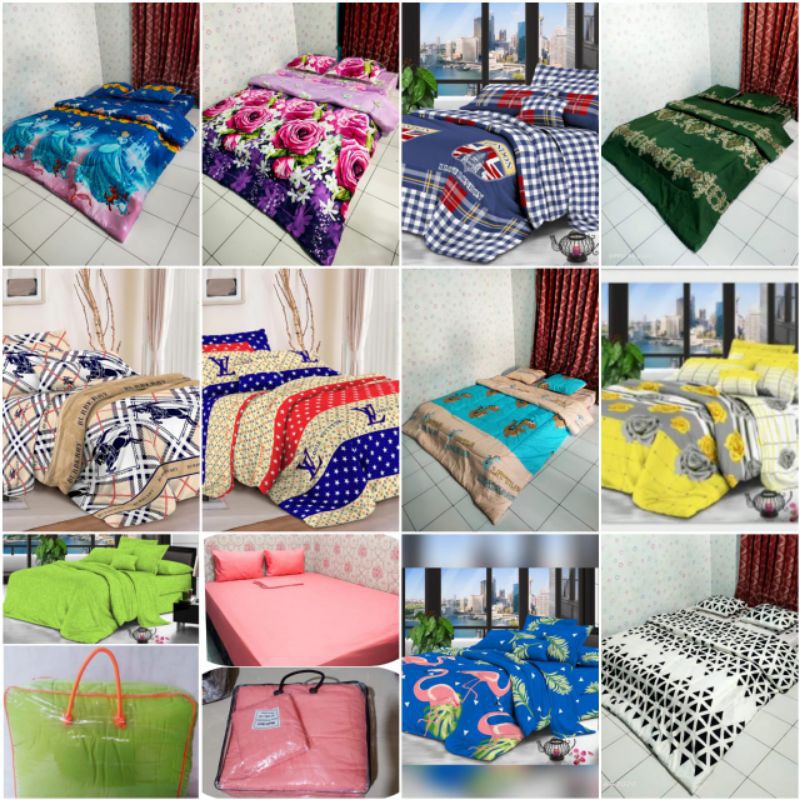 Bedcover murah 180x200!! Sprei murah