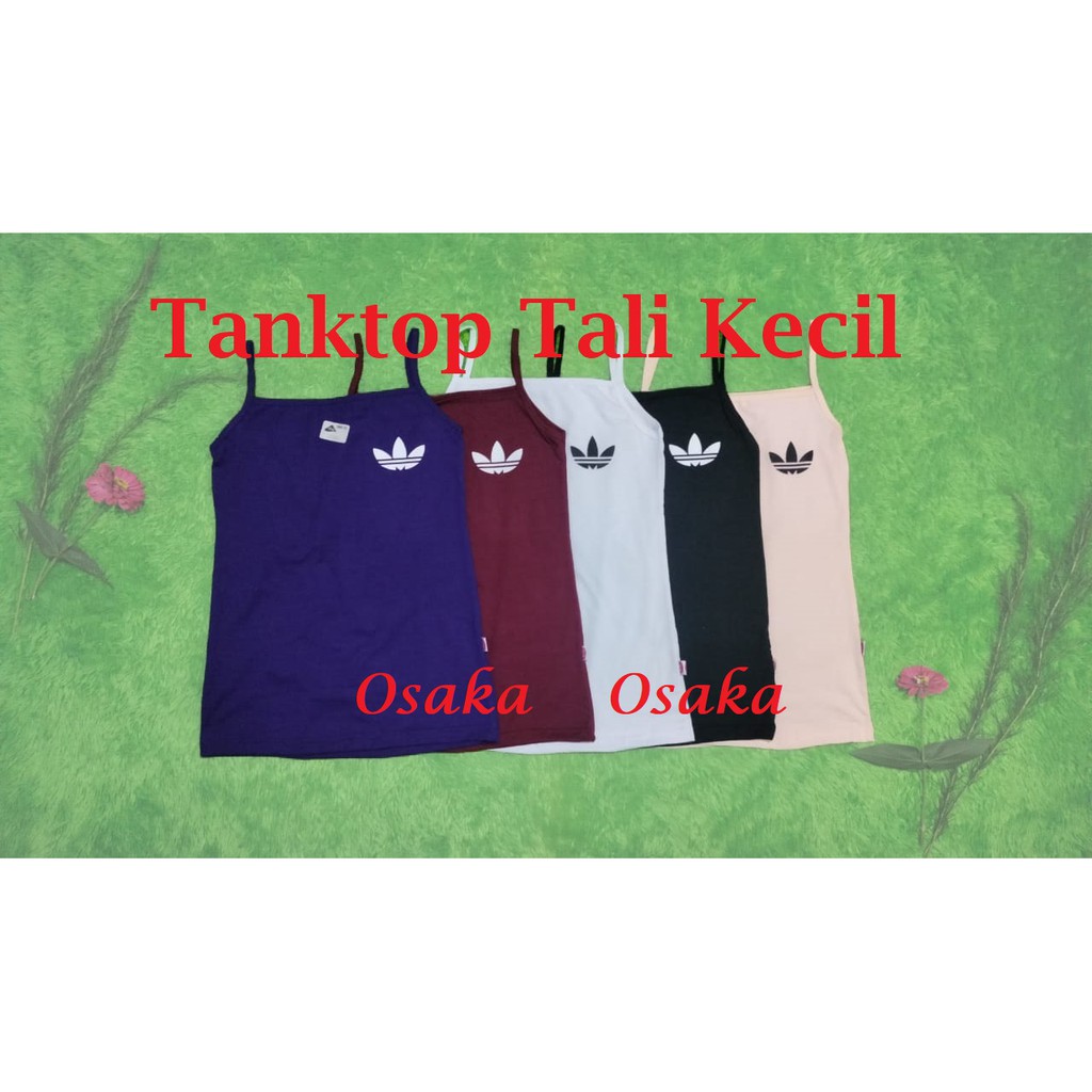 Tanktop Wanita Tangtop Tank Top Tengtop Tali besar dan kecil All size