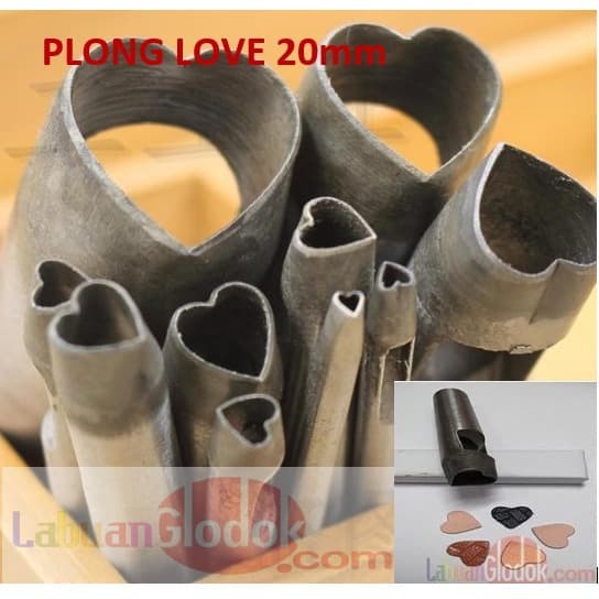 

Plong Love Kulit 20mm - Love Shape Punch leather/plong love 20mm/Pembolong Love 20mm