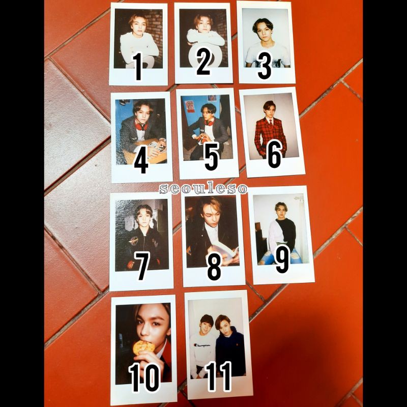 Official Seventeen Vernon photocard, polaroid, concert trading card