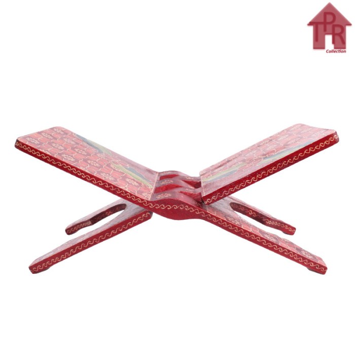 

Mantap Rekal Stand Buku Kayu Batik / Motif Kawung Bunga - L Hot Sale