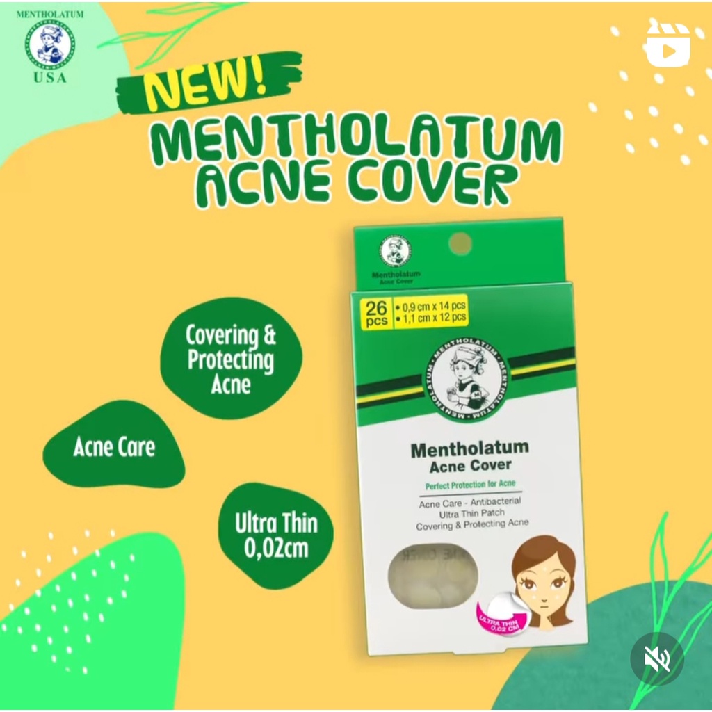 ❤️ MEMEY ❤️ ACNES Mentholatum Acne Spot Cover | Acne Patch