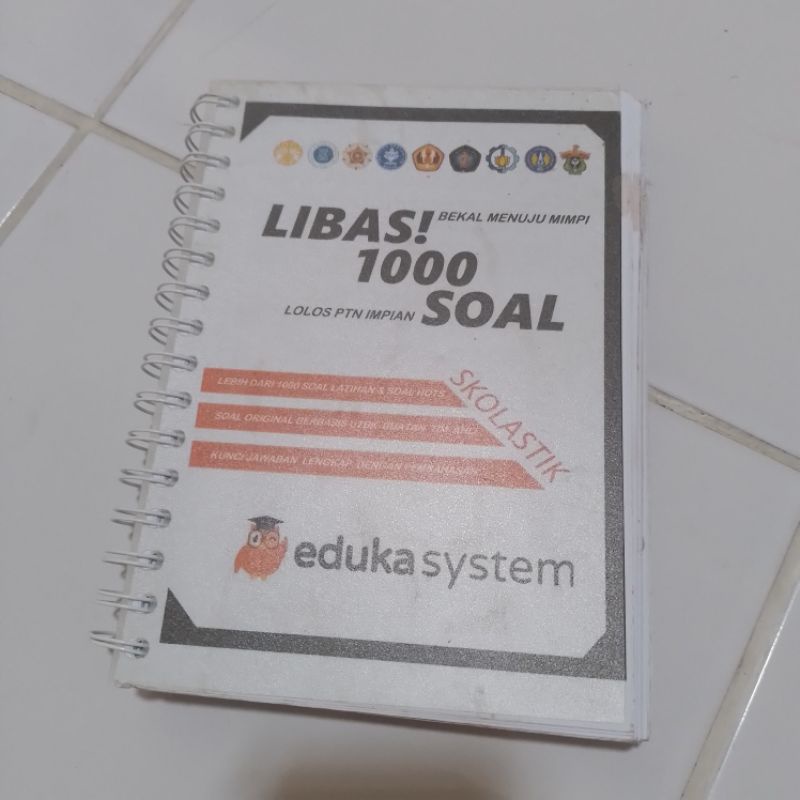 

[PRELOVED] BUKU LIBAS 1000 SOAL UTBK EDUKA