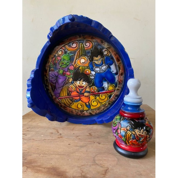 tebok lovebird ukir dragonball BISA REQUEST KARAKTER LAIN