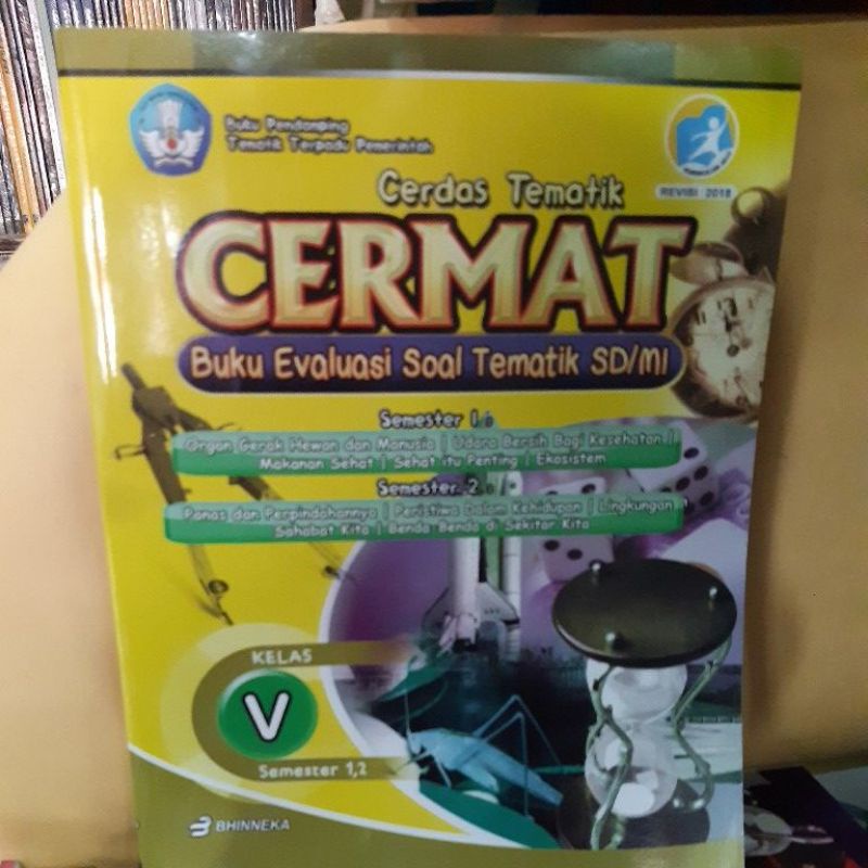 cerdas tematik cermat buku evaluasi soal tematik sd/mi kelas 5 semester 1dan 2