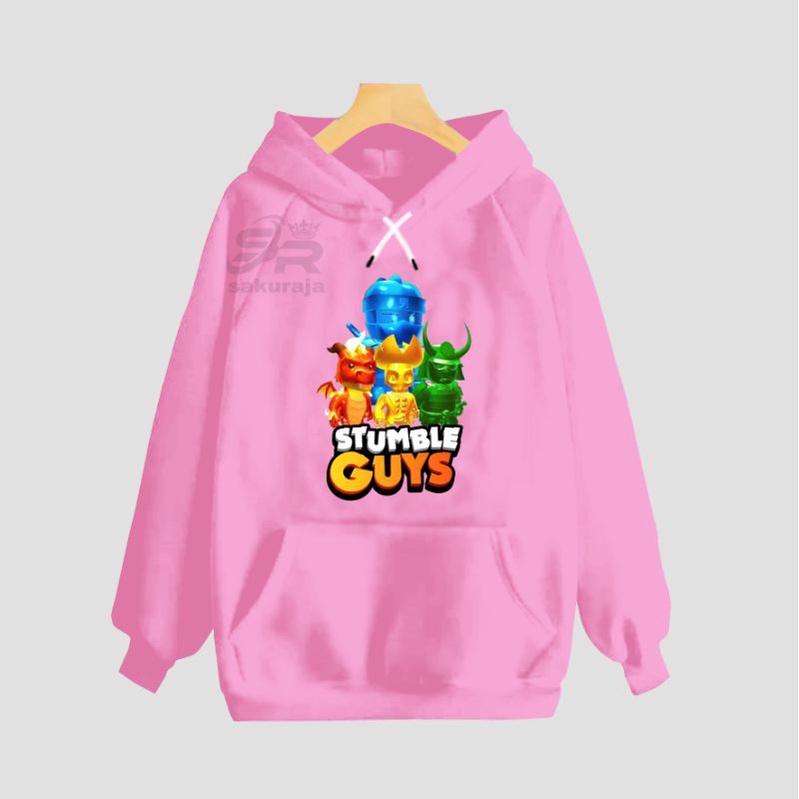 sweater hoodie stumble guys anak/umur 3-17 tahun bisa COD