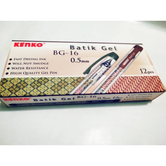 

Pulpen kenko batik bg 16